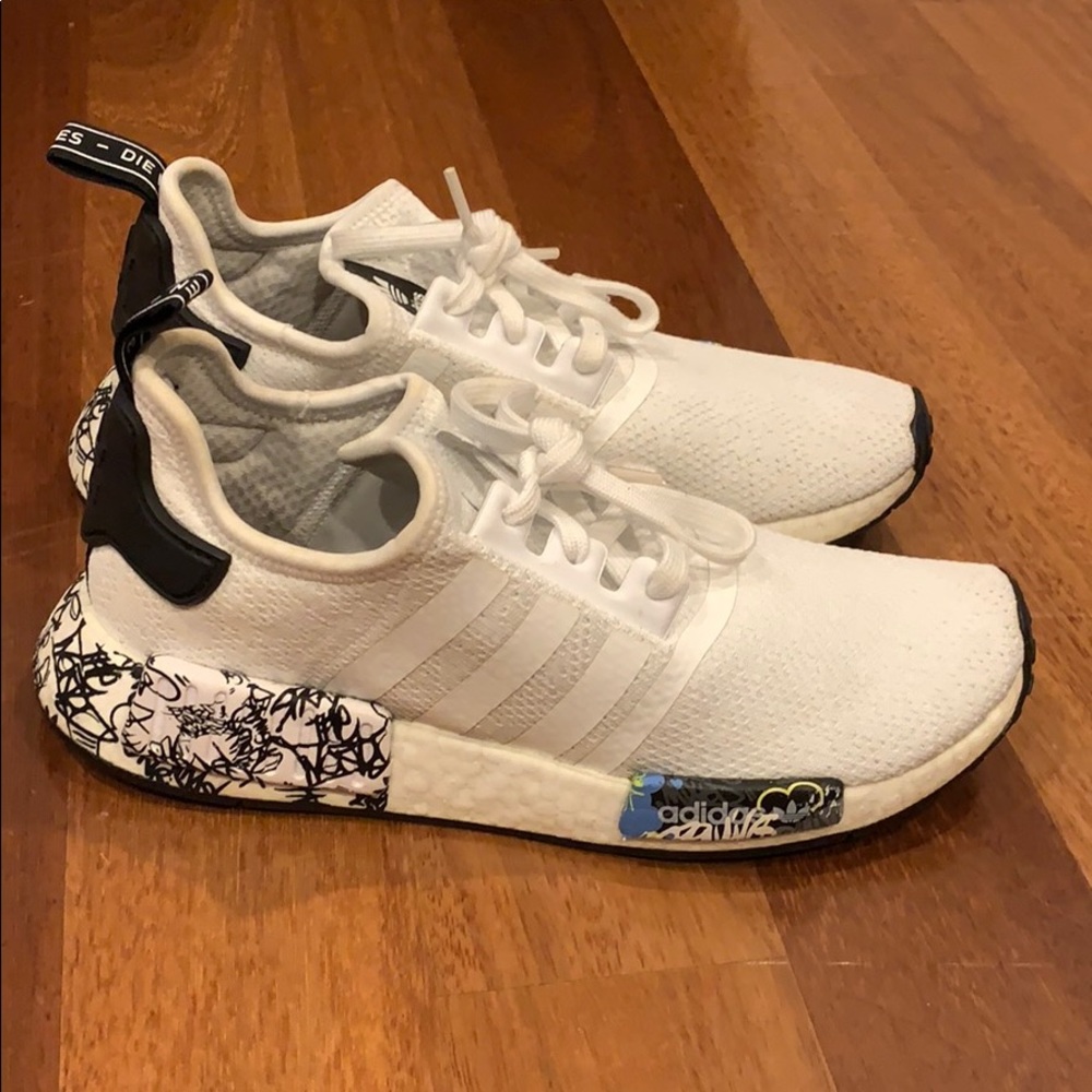 Adidas White Size 8 NMD Shoes Men’s